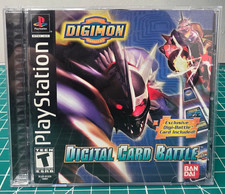 Digimon Digital Card Battle (Sony PS1, 2001) - Tested/Working - CIB w/Reg Card!