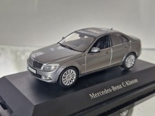 Mercedes-Benz C-Class (W204) Elegance 2007 Silver 1:43 Schuco In Hard Case.