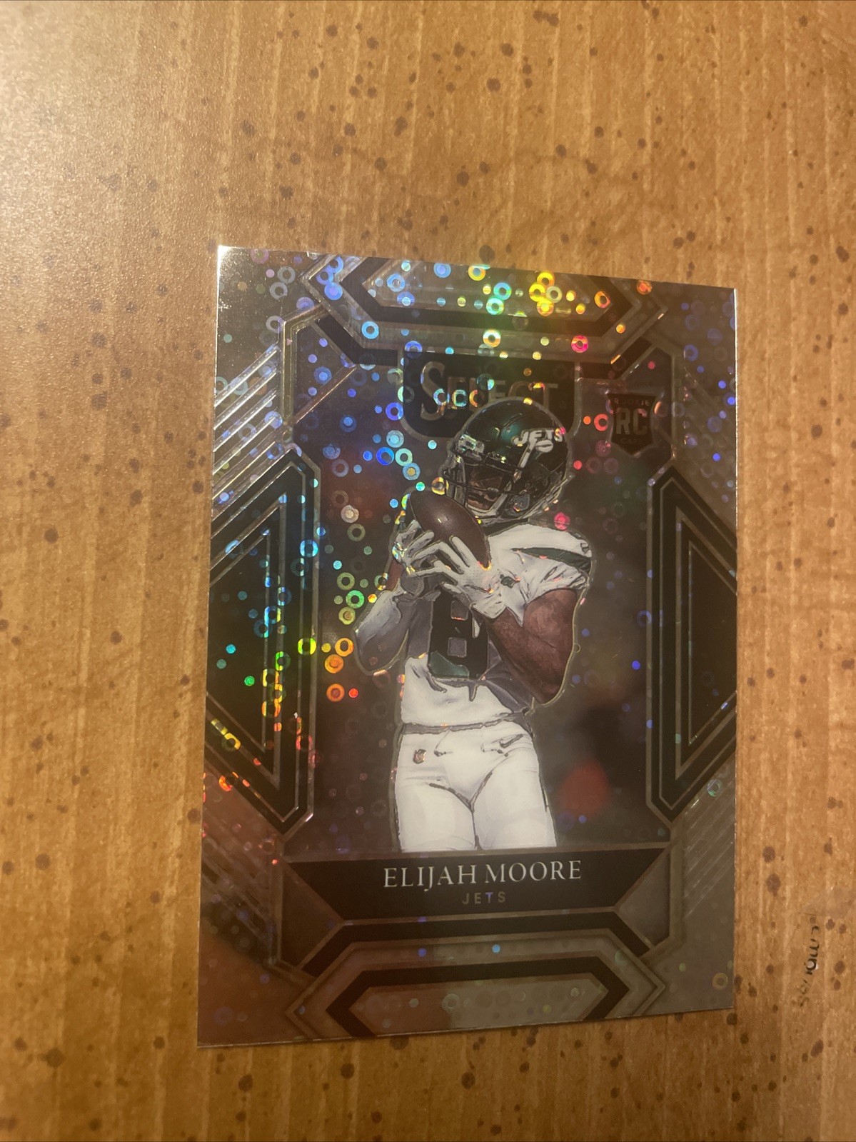 2021 Panini Select Elijah Moore Disco Silver Prizm #256 Club Level Rookie RC WR