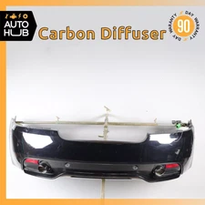 13-16 Aston Martin DB9 Rear Bumper Cover Assembly w/ Carbon Fiber Diffuser OEM