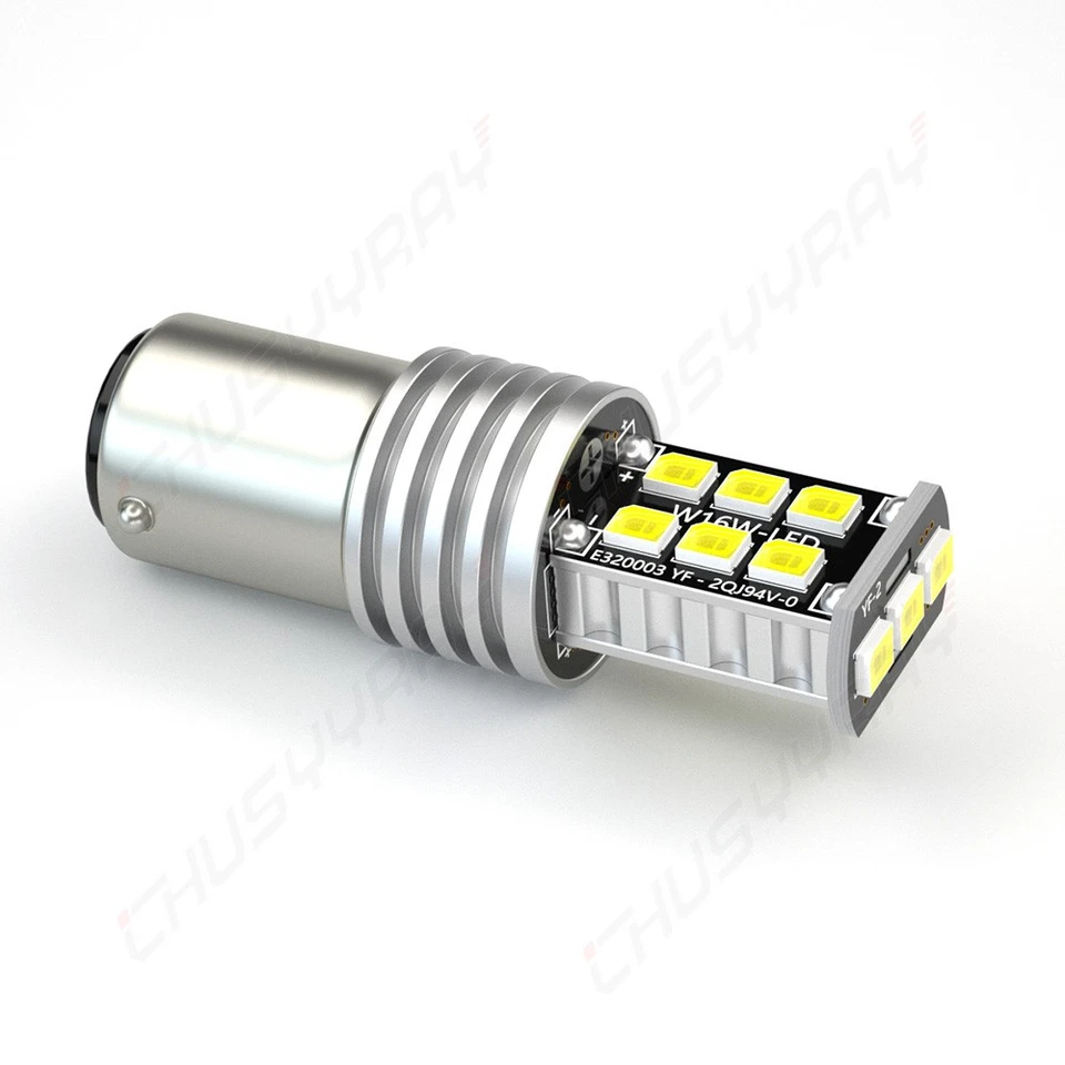 Bombillas LED intermitentes de estacionamiento 1157 blancas para Chevrolet Astro 1990-2005 Foto 4 de 4