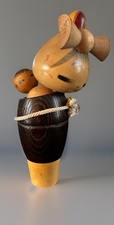 vintage kokeshi japanese wooden doll