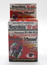Neurobion 50mil/ Vitaminas B1+B6+B12/ Combate Los Fuertes Dolores de Cabeza