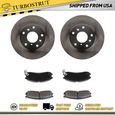 Front Oe Brake Rotors Brake Pads Kit For 1989-1992 Ford Probe Lifetime Warranty Front Oe Brake Rotors Brake Pads Kit For 1989-1992 Ford Probe Lifetime Warranty