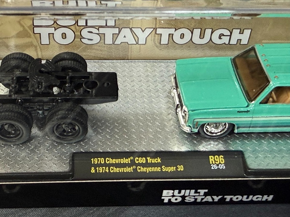 M2 Machines 1970 Chevrolet C60 Truck & 1974 Cheyenne Super 30 R96