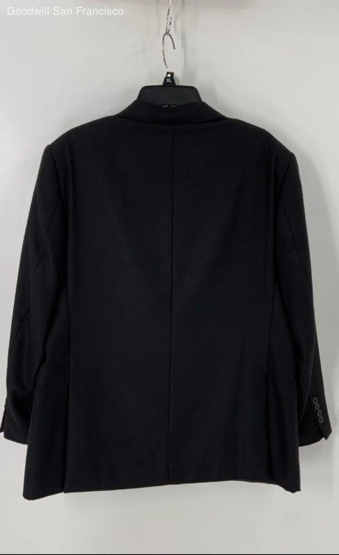 Napoli Blazer Men Regular Black Basic Jacket Size 42S - Image 2 of 4