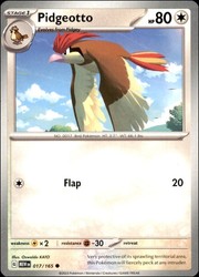 Pidgeotto 017/165 Scarlet & Violet 151 Common