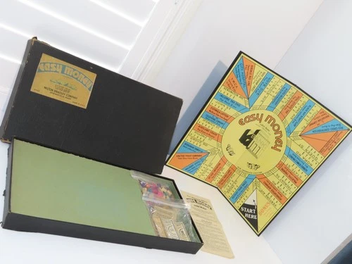 Vintage 1936 Easy Money Board Game Milton Bradley 4457