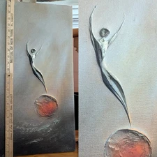 Ivar Bruun Impressionist Impasto Original Norwegian Mid Century Painting Futuris