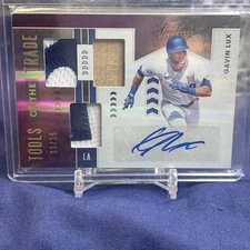 2020 Panini Absolute - Tools of The Trade Gavin Lux /25 Los Angeles Dodgers RC