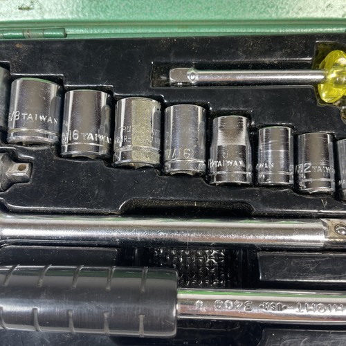 Vintage S.A.E. Juego de 21 enchufes de trinquete Taiwán algunos reemplazos LEER - Imagen 4 de 12