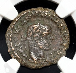 EGYPT Alexandria. Diocletian. AD 284 305. Potin Tetradrachm NGC XF
