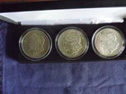 1921 Morgan silver dollor set of 3 PDS