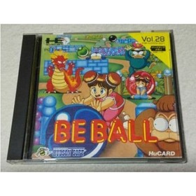 PC Engine HuCARD Be Ball Chew Man Fu Puzzle Action Game Vintage 1990 Japan Used