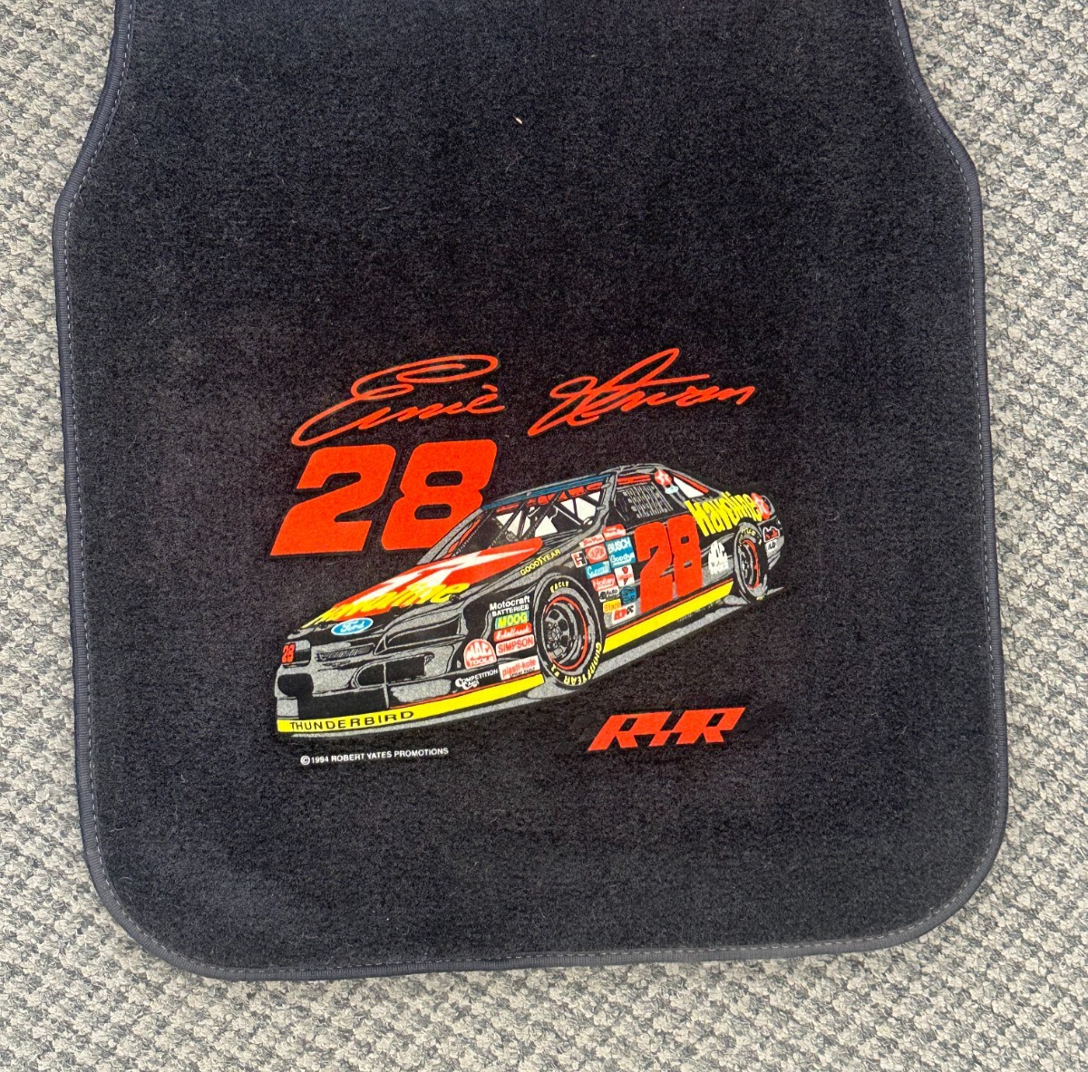 Vintage NASCAR Mat World Ernie Irvan Car Floor Mat - Set of 2 | eBay