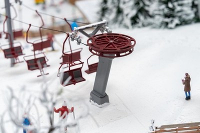 FALLER FA134004 HO Station Ski Lift Station Building Kit