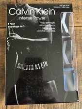 Image of Calvin Klein Intense Power 3 Pack Low Rise Trunks Black Extra Large BNIB XL