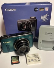 CANON POWERSHOT SX260 HS 12.1 MP CMOS 25mm WIDE 20X ZOOM HD 1080 VIDEO GREEN