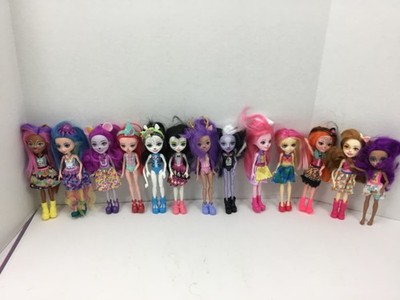 Mattel Enchantimals Enchantimal Doll Lot of 13 Dolls Clothes and shoes. Lot 2