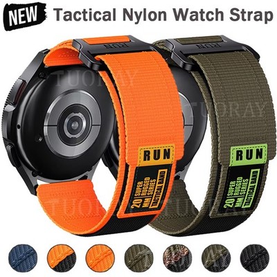 20/22mm Nylon Armband Für Samsung Galaxy Watch 7 6 5 4 Classic Gear S3 Active 2
