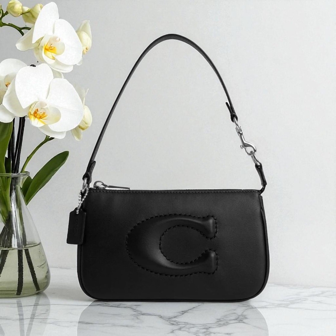 Coach Nolita 19 Purse in Black Leather CR364
