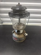 COLEMAN Vintage Powerhouse 295 Two Mantle Dual Fuel Lantern As Is