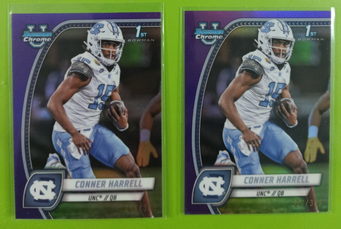 2024 BOWMAN CHROME UNIVERSITY U. BCU /125 /275 /375 /399 XFRACTOR SHIMMER 1ST