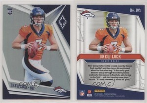 2019 Panini Phoenix Rookies Silver Drew Lock #104 Rookie RC