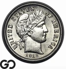 1913 Barber Dime, Flashy Near Gem BU++, Tough This Nice!