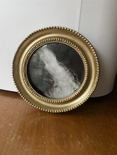 Vintage Style Gold Round Frame Ornate Floral ...