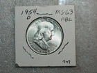 1954 D Franklin Half Dollar BU++ FBL