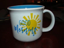 Oversized Jumbo Coffee Mug / Cup Good Morning Sunshine 2 Sided Unused Nice!