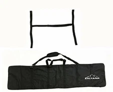 Zaltana SKB28 Padded Snowboard Carrier Bag Rack & Shoulder Carrier Strip Combo