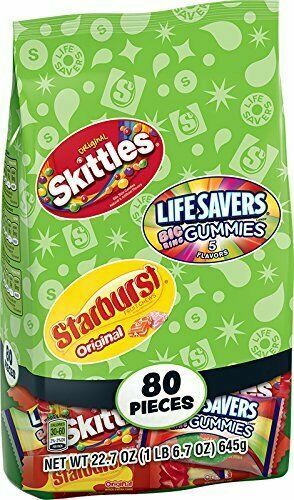 Wrigley's Family Favorites Candies, Variety Pack - 80 count, 22.7 oz bag