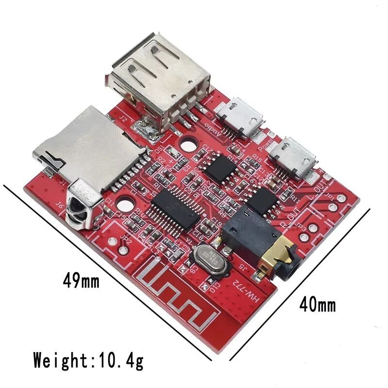 3W Car Bluetooth 4.1 MP3 WAV Decoding Board für Lautsprecher + Fernbedienung NEU - Bild 2 von 4