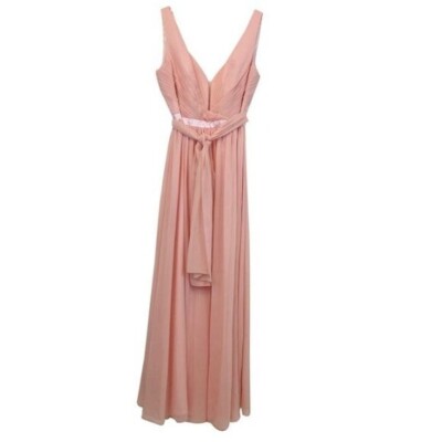 abby's prom dresses ABBY PARIS blush pink maxi prom dress