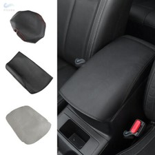 Recubrimiento de tapa de consola reposabrazos central de cuero gris para Nissan X-Trail Rogue14-20