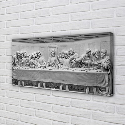 Tulup Leinwandbild 100x50 Wandkunst Art letzter Abendmahl