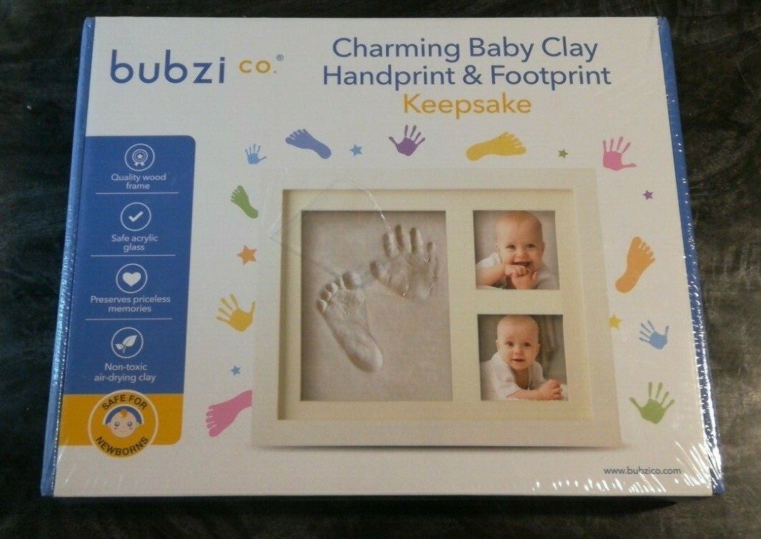 Bubzi Co Baby Clay Print Kit Bubzi Co Clay Handprint Footprint