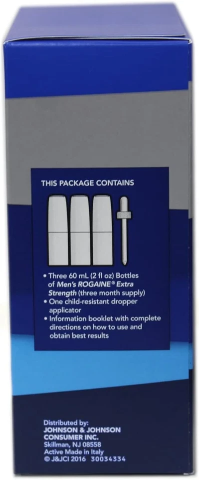 МУЖСКАЯ ROGAINE ЭКСТРА СИЛА 5% миноксидил актуальный раствор (совершенно новый запечатанный) - Изображение 3 из 4