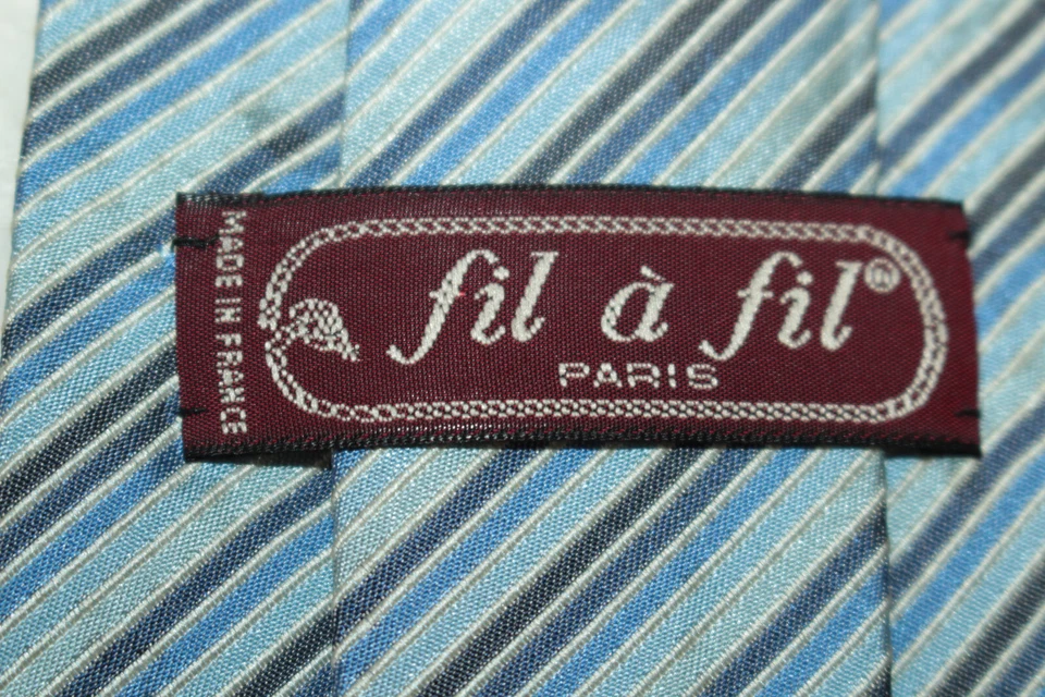 FIL A FIL  Silk tie Made in Italy F69849 - Image 4 of 4