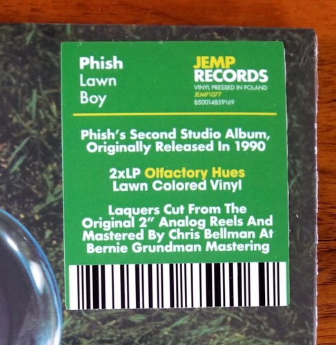 PHISH - LAWN BOY olfaktorische Farbtöne grün/gelb Vinyl 2xLP Trey Anastasio VERSIEGELT! - Bild 2 von 3