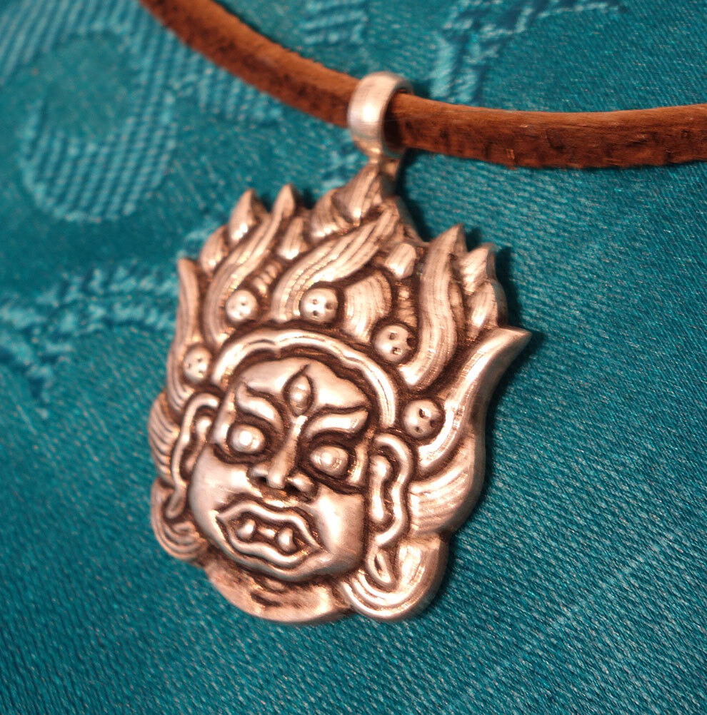Mahakala Amulet Pendant from Nepal TibetSilber eBay