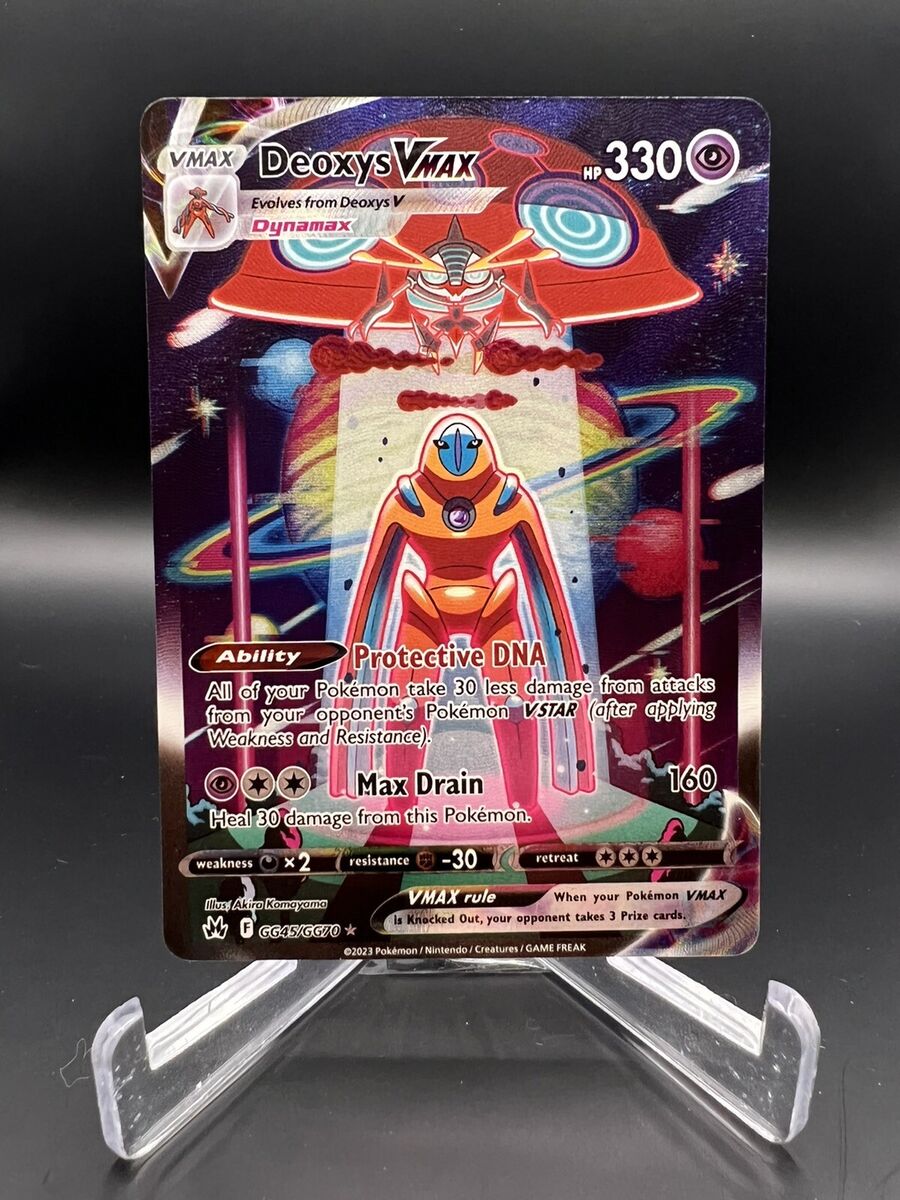 Mavin  Deoxys VMax GG45/GG70 Galarian Gallery Full Art Pokemon Crown  Zenith MINT