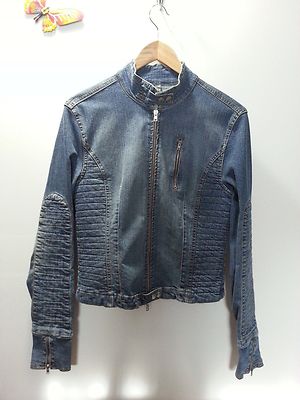 BLOOM J JEANS Women's Denim Jacket - Sz - L European