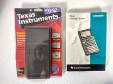 Texas Instruments TI-82 Graphing Calculator - In Package w/ Manual Tested, Works