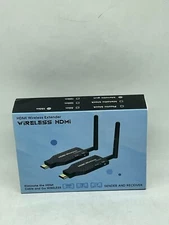 Wireless HDMI Transmitter and Receiver,1080P/60Hz Wireless HDMI Extender Kit