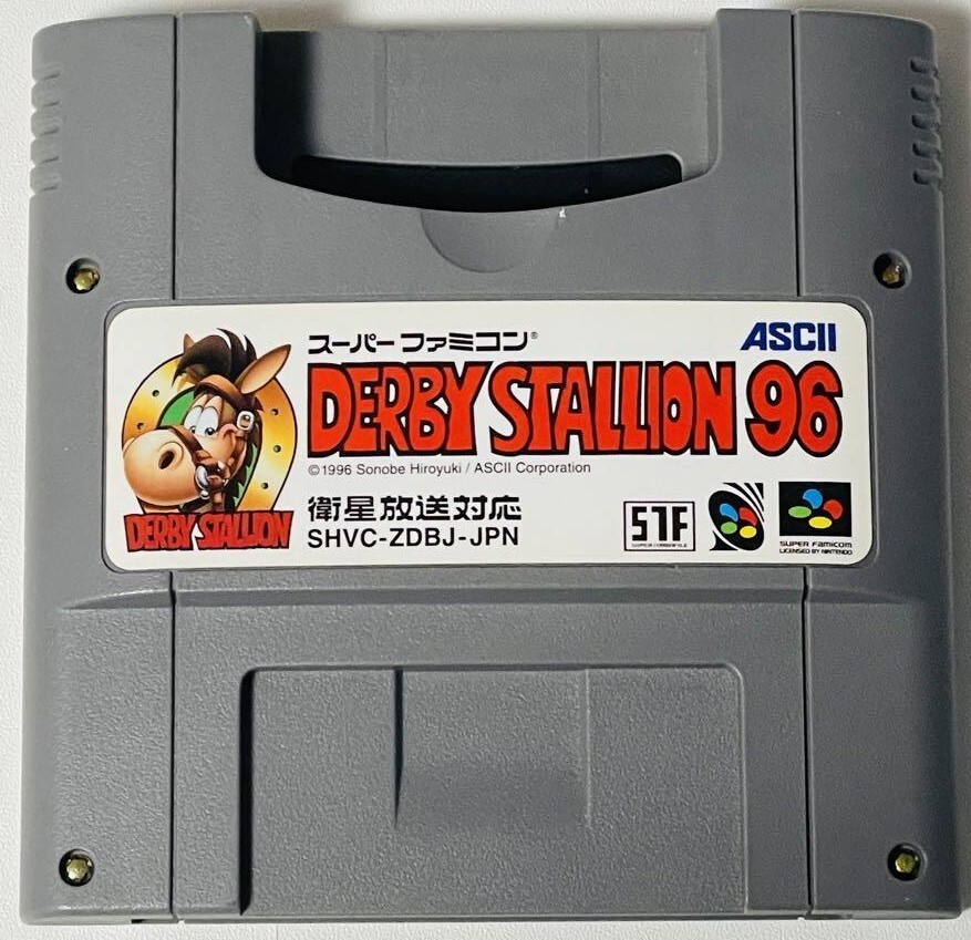 DERBY STALLION 96 SNES SFC Nintendo Super Famicom Japanese Version