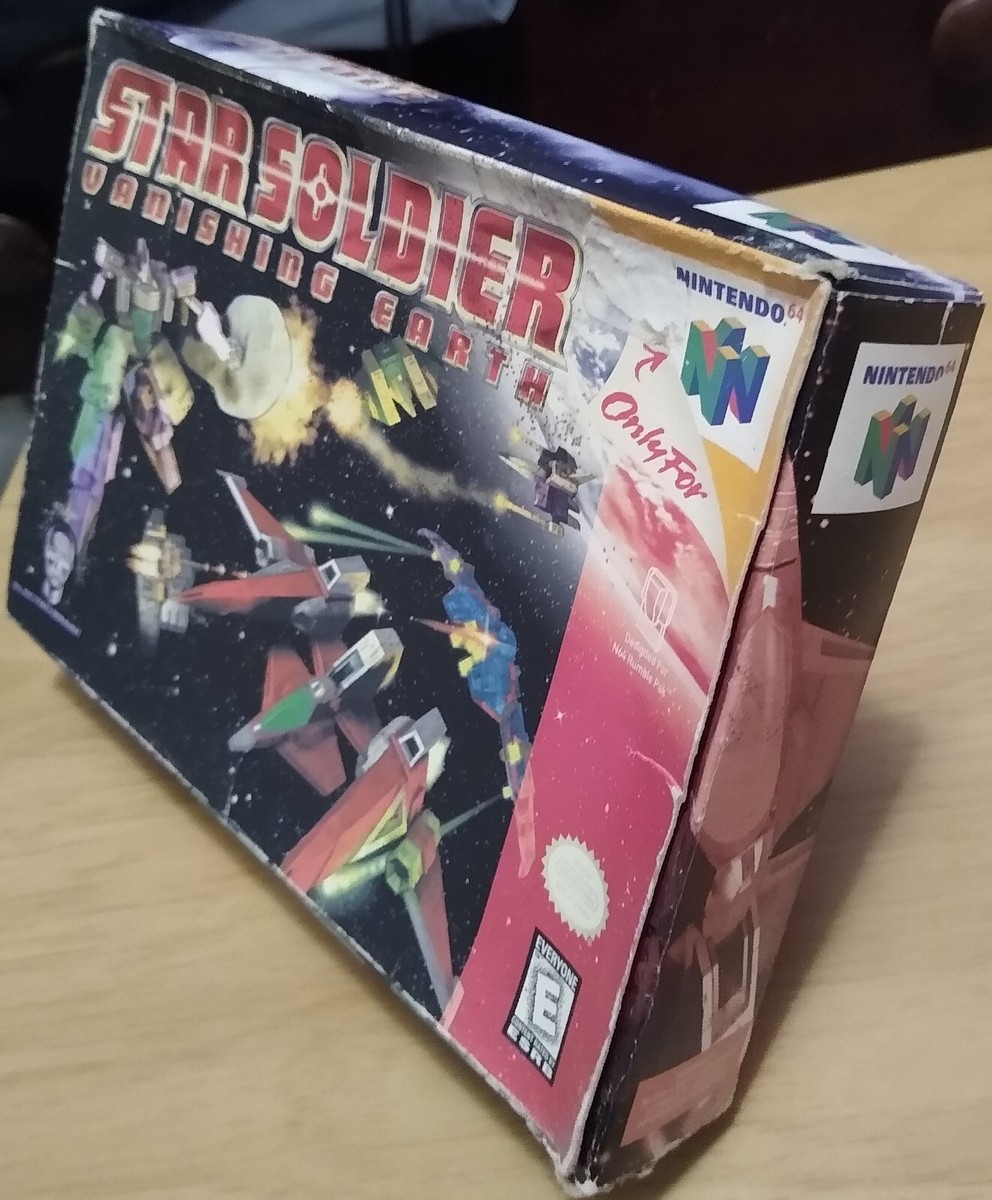 Star Soldier Vanishing Earth (Nintendo 64, 1998) N64 Box & Cart | eBay