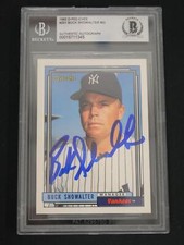 1992 O-PEE-CHEE #201 Buck Showalter HAND SIGNED BAS AUTHENTIC AUTO